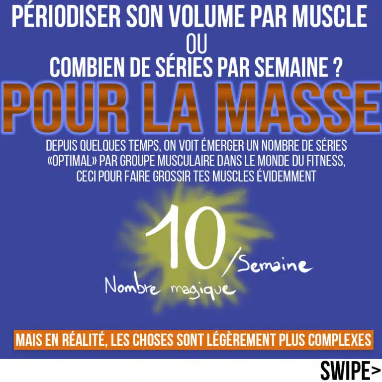 Combien de séries par semaine par muscle ? 🏋️♀️